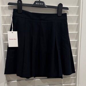 Sunday Best Classic Black Mini Pleated Skirt